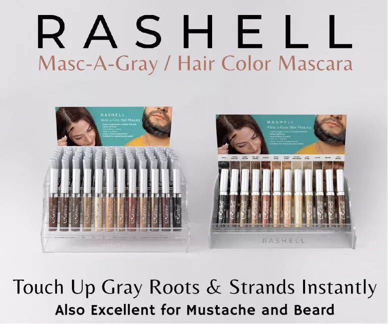 72 Piece Rashell Hair Mascara Display Start Kit