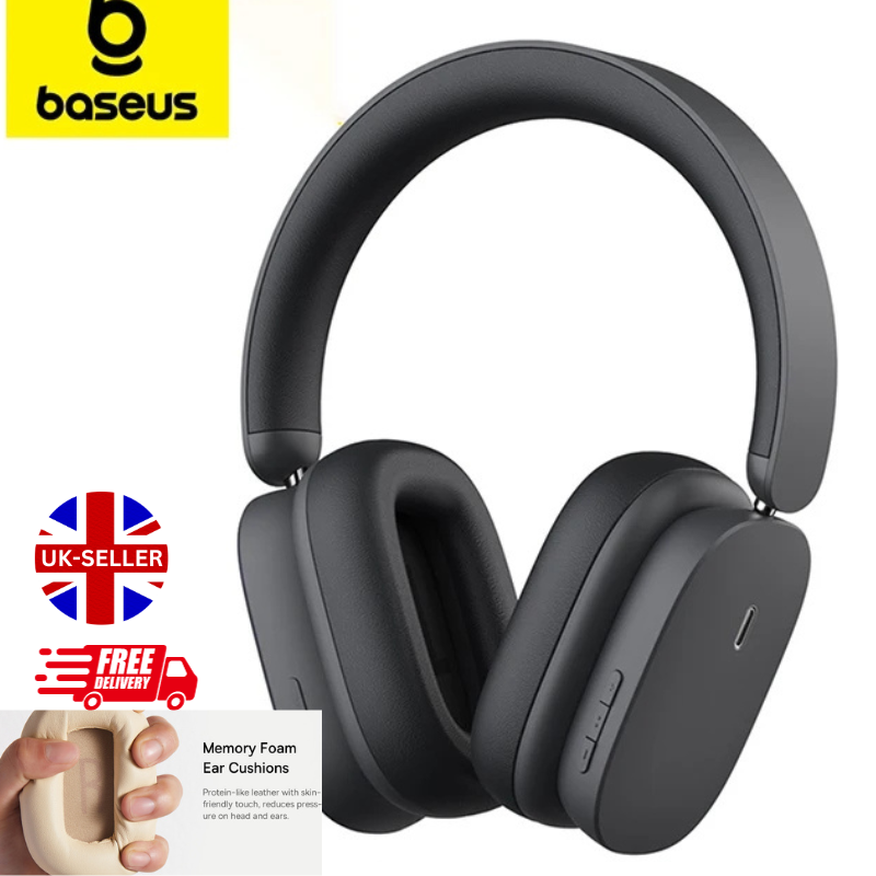 Baseus H1 ANC Bluetooth 5.2 Headsets Wireless Headphones
