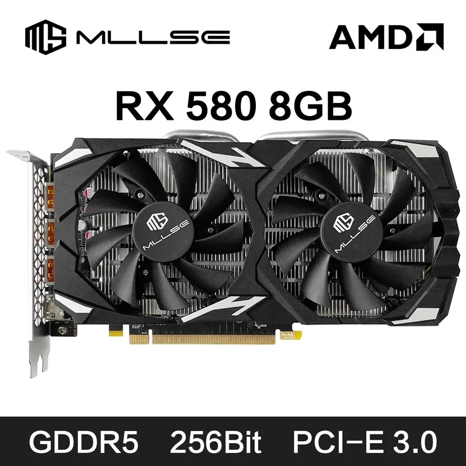AMD RX 580 8GB 2048SP Gaming Graphics Card