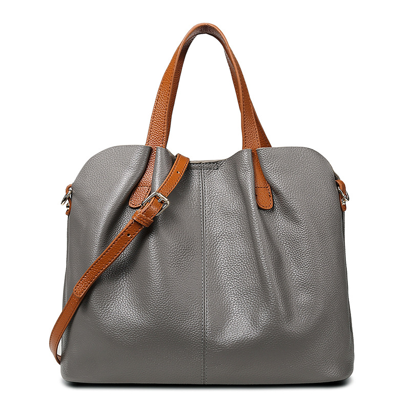 Tote Bag Genuine Leather Handbag Purse Shopper Bag Travel